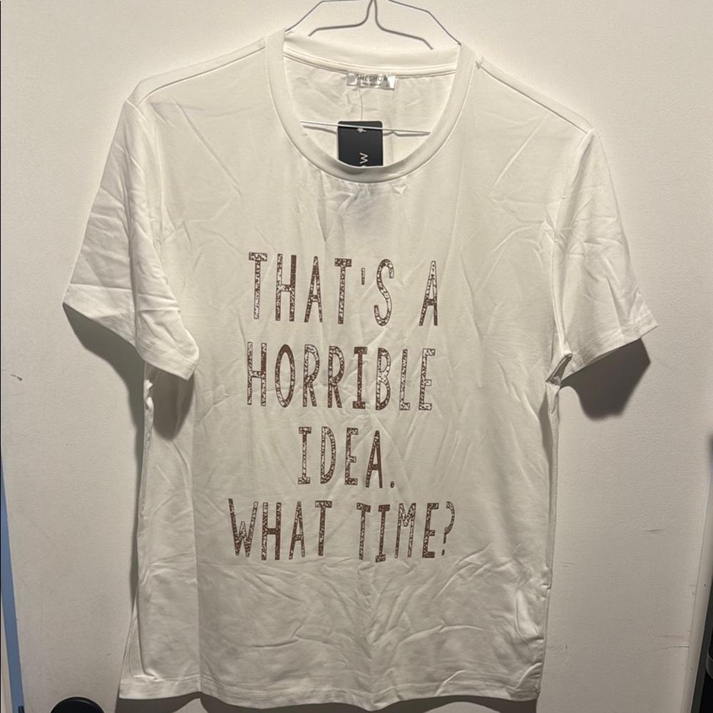 White Graphic T-Shirt